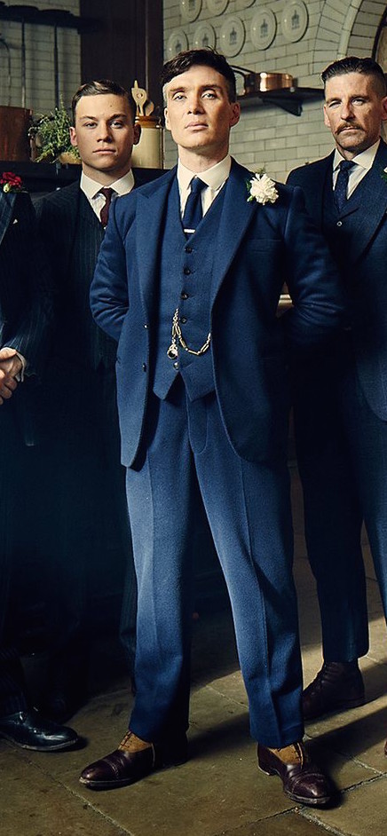 Tommy Shelby's Blue Wedding Suit » BAMF 