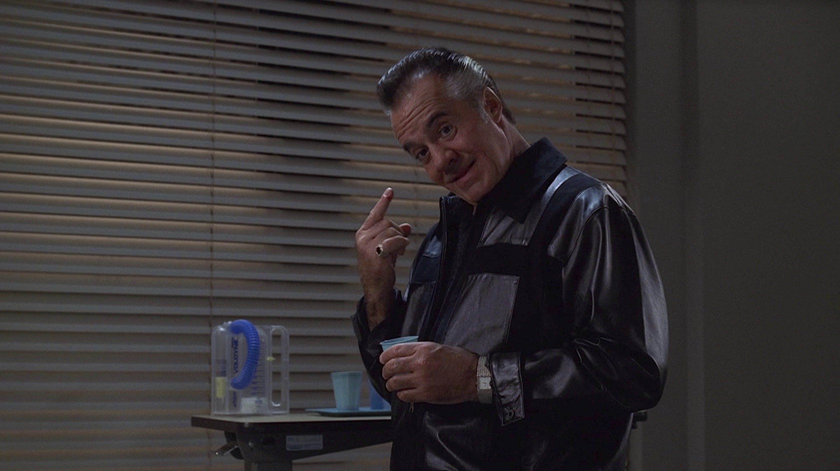 The Sopranos: Paulie's Black Leather-and-Suede Jacket » BAMF Style